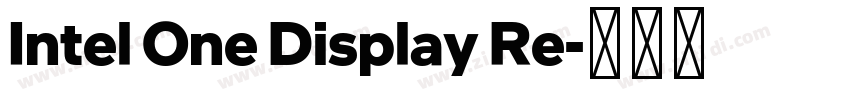 Intel One Display Re字体转换
